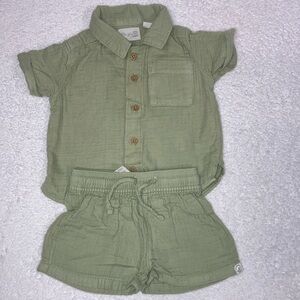 Little planet organic carters muslin summer set 3m